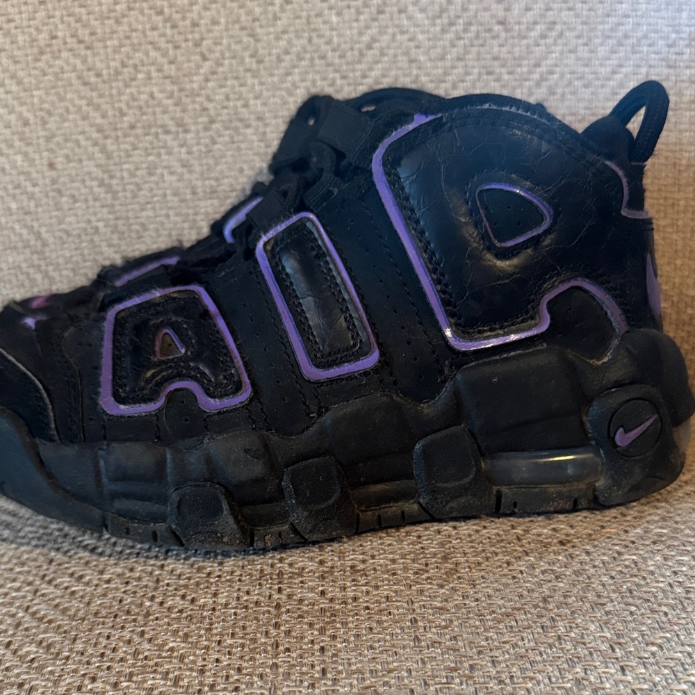 Kids Black and Purple Sneakers
